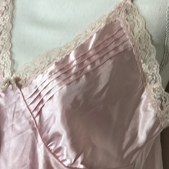Vintage 90s Pink Satin Cami